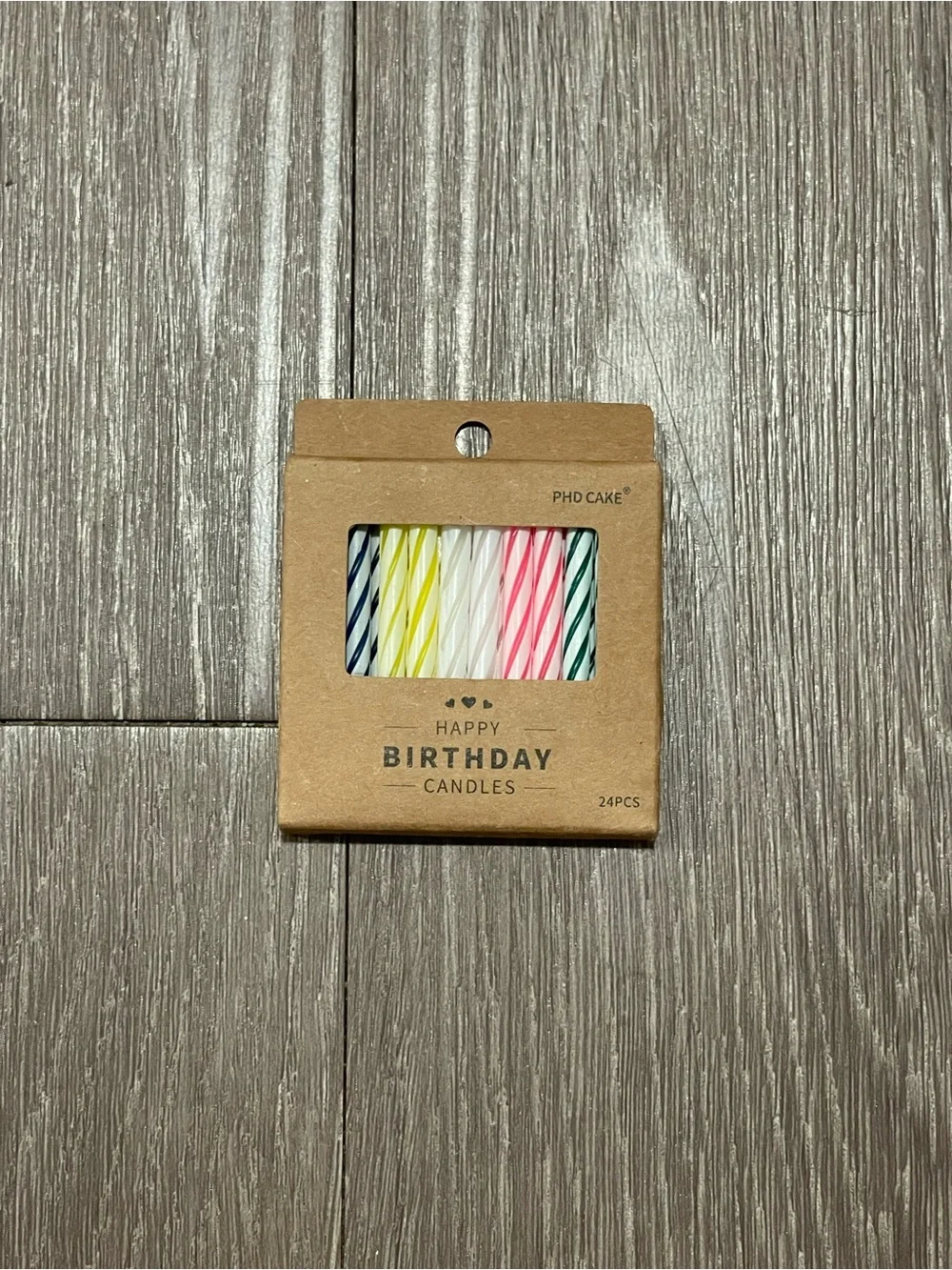 PHD CAKE Happy Birthday Spiral Candles - Multicolor